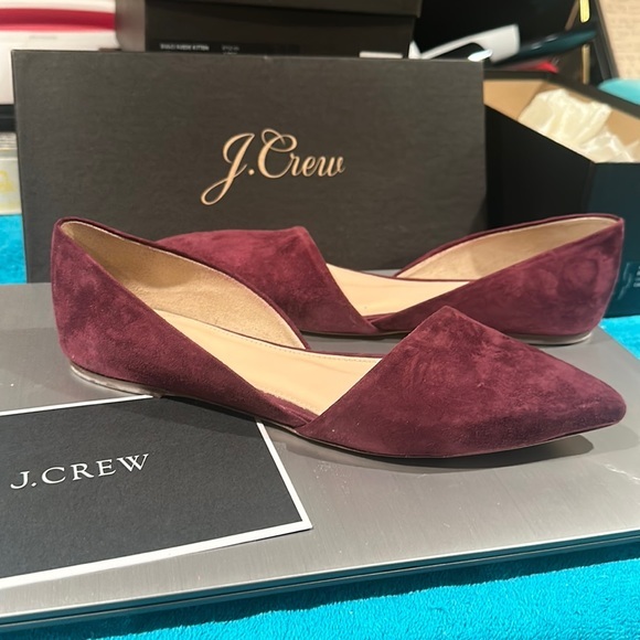 J. Crew Shoes - J crew Sloan suede Dorsey flats